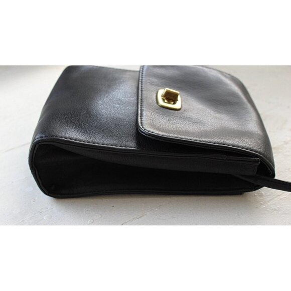 Nine West - Small Crossbody with Turn Lock Closure, Black - Picture 3 of 8